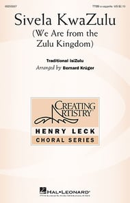 Sivela KwaZulu TTBB choral sheet music cover Thumbnail